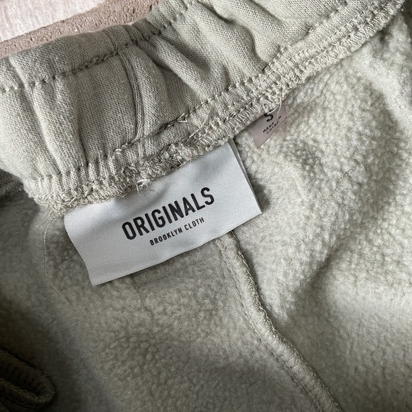 BROOKLYN CLOTH Men's Sage Green Joggers Size S Small - Picture 6 of 7
